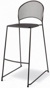 SCAUN DE BAR PICO ALTO GRIS-FER REZISTENT LA INTEMPERII - SCAUN DE BAR PICO ALTO GRIS-FER REZISTENT LA INTEMPERII